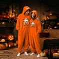 thumbnail image 1 of Unisex Couples Halloween Jumpsuit Costume Matching Loungewear Sleepwear Cosplay Outfit For Party Dress Up Home Lounge Night Events Photo Sessions Seasonal Gatherings And Holiday Wear, 1 of 8