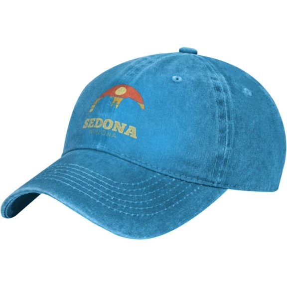 Unisex Cowboy Baseball Cap Sedona Arizona Sunset Adjustable Trucker Cap Baseball Cap