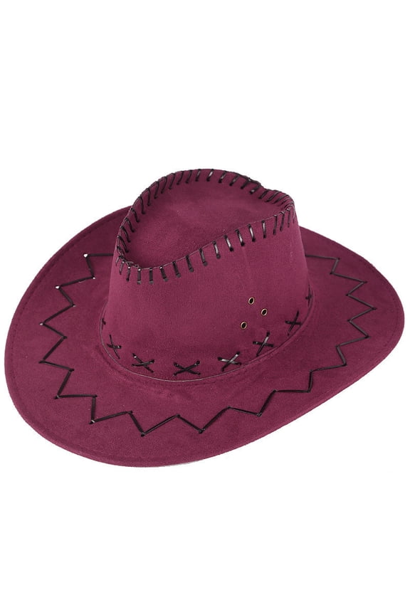 Unisex Cowboy Hat Outfit Straw Felt Wide Brim Western Fedora for Country Concert Rodeo Brown Black Outdoor Wedding Party Accessories