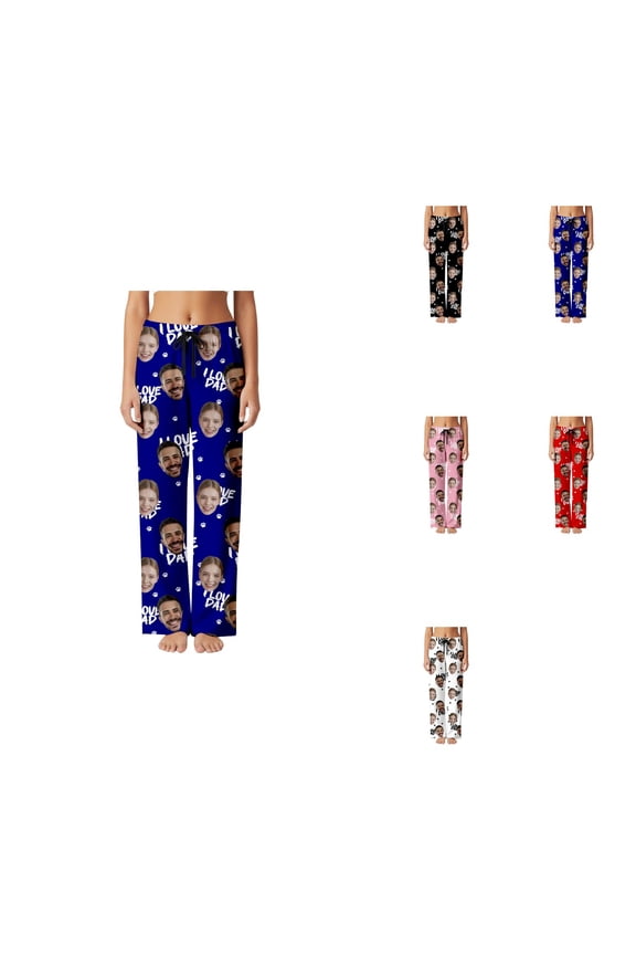 Unisex Cozy Jersey Knit Lounge Pants, Soft Elastic Waist Relaxed Fit Sleepwear for Men & Women, Extended Sizes (1-Pack & 2-Pack)