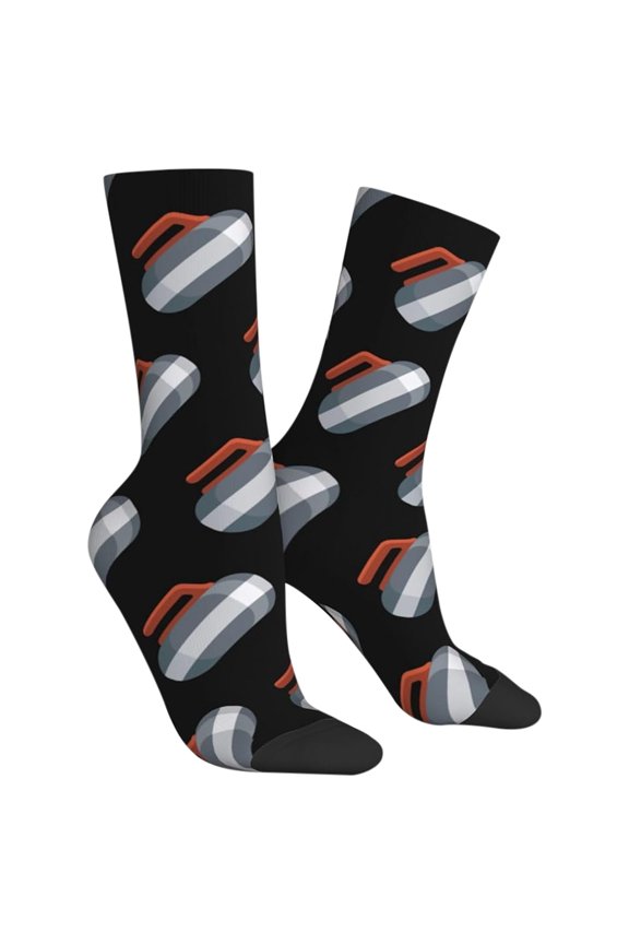 Unisex Crew Socks Space Science Themed Printed Knee High Socks For Men & Women One Size
