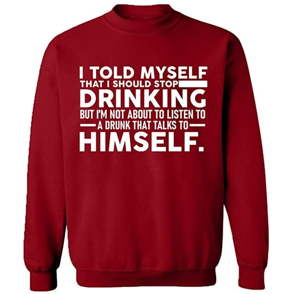 Unisex Crewneck Sweatshirt,, Custom Sweater, Slim Fit, Long Sleeve Sweater - Antiquee Cherry Medium