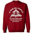 thumbnail image 1 of Unisex Crewneck Sweatshirt,, Custom Sweater, Slim Fit, Long Sleeve Sweater - Antiquee Cherry Small, 1 of 2