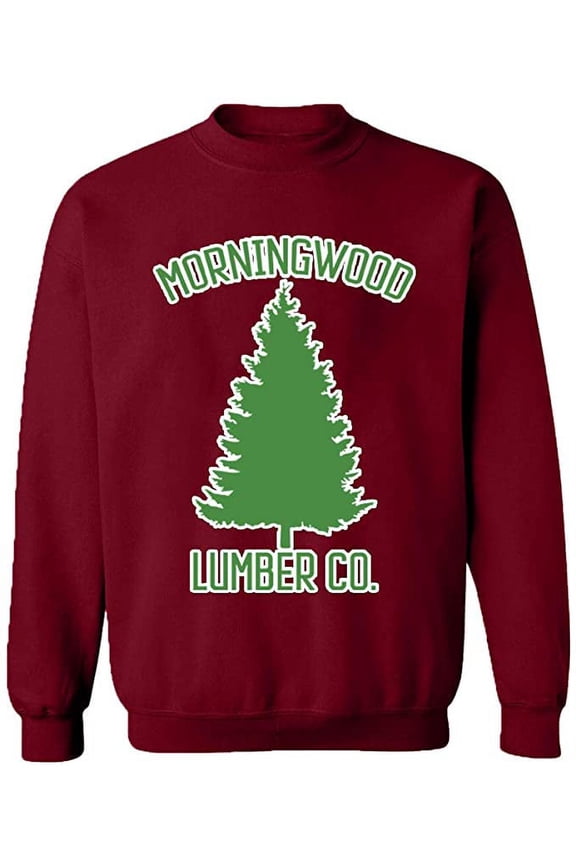 Unisex Crewneck Sweatshirt Custom Sweater Slim Fit Long Sleeve Sweater - Cardinal Red Medium