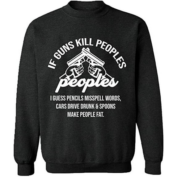 Unisex Crewneck Sweatshirt Custom Sweater Slim Fit Long Sleeve Sweater - Dark Heather Large