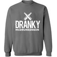 thumbnail image 1 of Unisex Crewneck Sweatshirt Custom Sweater Slim Fit Long Sleeve Sweater - Graphite Heather 3X-Large, 1 of 2