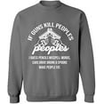 thumbnail image 1 of Unisex Crewneck Sweatshirt,, Custom Sweater, Slim Fit, Long Sleeve Sweater - Graphite Heather Large, 1 of 2