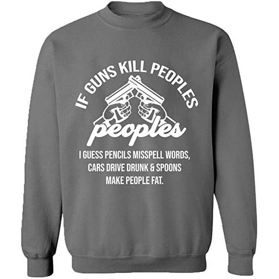 Unisex Crewneck Sweatshirt Custom Sweater Slim Fit Long Sleeve Sweater - Graphite Heather Medium