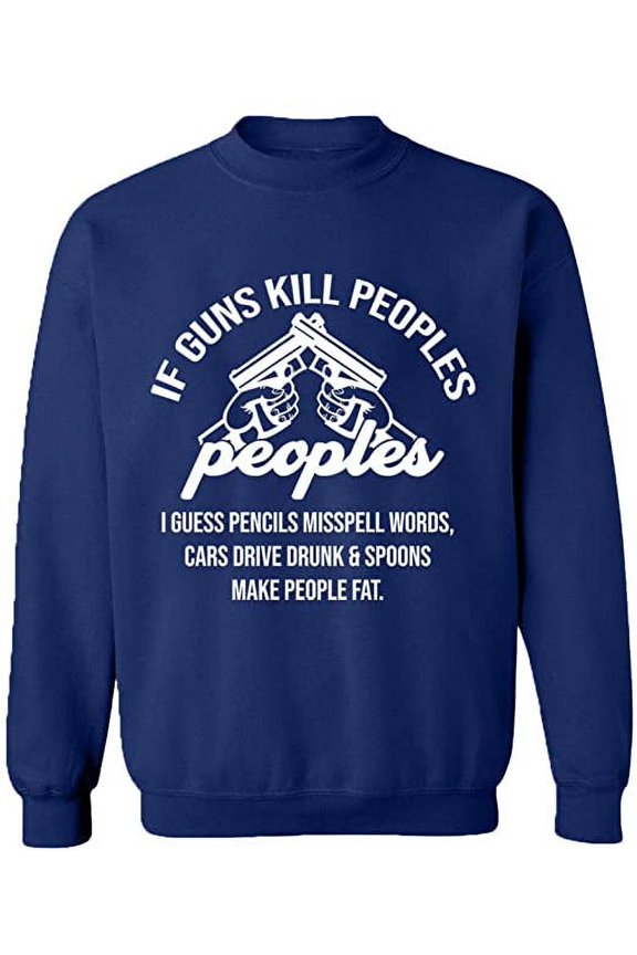 Unisex Crewneck Sweatshirt Custom Sweater Slim Fit Long Sleeve Sweater - Navy Blue 3X-Large