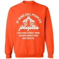 thumbnail image 1 of Unisex Crewneck Sweatshirt Custom Sweater Slim Fit Long Sleeve Sweater - Orange Small, 1 of 2