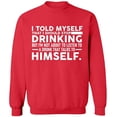 thumbnail image 1 of Unisex Crewneck Sweatshirt,, Custom Sweater, Slim Fit, Long Sleeve Sweater - Red 3X-Large, 1 of 2