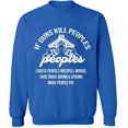thumbnail image 1 of Unisex Crewneck Sweatshirt Custom Sweater Slim Fit Long Sleeve Sweater - Royal Blue 2X-Large, 1 of 2