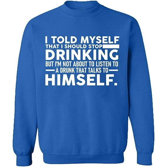 Unisex Crewneck Sweatshirt,, Custom Sweater, Slim Fit, Long Sleeve Sweater - Royal Blue X-Large