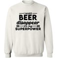 thumbnail image 1 of Unisex Crewneck Sweatshirt,, Custom Sweater, Slim Fit, Long Sleeve Sweater - White 3X-Large, 1 of 2