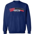 thumbnail image 1 of Unisex Crewneck Sweatshirt, Fire Work Director, Slim Fit, Long Sleeve Sweater - Navy Blue 2X-Large, 1 of 2