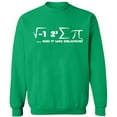 thumbnail image 1 of Unisex Crewneck Sweatshirt, I Ate Some Pi Day It Was Delicious Math, Custom Sweater, Slim Fit, Long Sleeve Sweater - Irish Green 2X-Large, 1 of 2