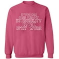 thumbnail image 1 of Unisex Crewneck Sweatshirt, If You Can Read This, Custom Sweater, Slim Fit, Long Sleeve Sweater - Safety Pink X-Large, 1 of 2