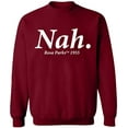 thumbnail image 1 of Unisex Crewneck Sweatshirt, Nah Rosa Parks TM 1995, Custom Sweater, Slim Fit, Long Sleeve Sweater - Cardinal Red Large, 1 of 2