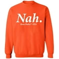 thumbnail image 1 of Unisex Crewneck Sweatshirt, Nah Rosa Parks TM 1995, Custom Sweater, Slim Fit, Long Sleeve Sweater - Orange Small, 1 of 2