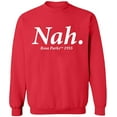 thumbnail image 1 of Unisex Crewneck Sweatshirt, Nah Rosa Parks TM 1995, Custom Sweater, Slim Fit, Long Sleeve Sweater - Red Large, 1 of 2