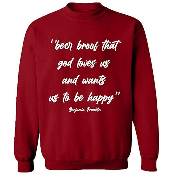 Unisex Crewneck Sweatshirt Slim Fit Long Sleeve Sweater - Antiquee Cherry 3X-Large