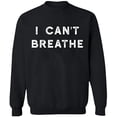 thumbnail image 1 of Unisex Crewneck Sweatshirt, Slim Fit, Long Sleeve Sweater - Black Small, 1 of 2