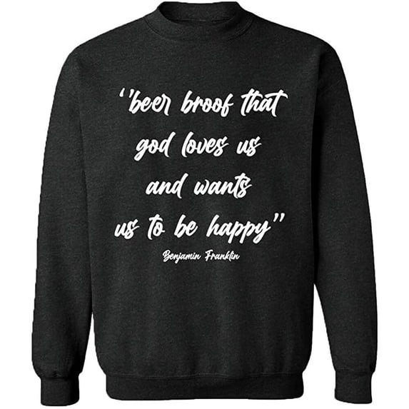 Unisex Crewneck Sweatshirt, Slim Fit, Long Sleeve Sweater - Dark Heather Large