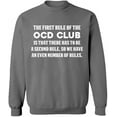 thumbnail image 1 of Unisex Crewneck Sweatshirt Slim Fit Long Sleeve Sweater - Graphite Heather Small, 1 of 2