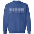 thumbnail image 1 of Unisex Crewneck Sweatshirt Slim Fit Long Sleeve Sweater - Indigo Blue X-Large, 1 of 2
