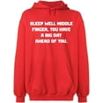 thumbnail image 1 of Unisex Crewneck Sweatshirt, Slim Fit, Long Sleeve Sweater - Red 2X-Large, 1 of 2