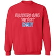 thumbnail image 1 of Unisex Crewneck Sweatshirt, Strangers The Best Candy, Slim Fit, Long Sleeve Sweater - Red 3X-Large, 1 of 2