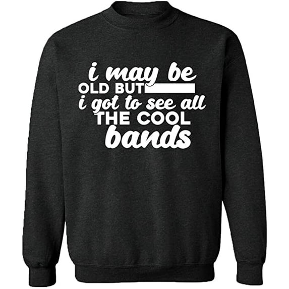 Unisex Crewneck Sweatshirt, The Cool Bands, Custom Sweater, Slim Fit, Long Sleeve Sweater - Dark Heather Medium