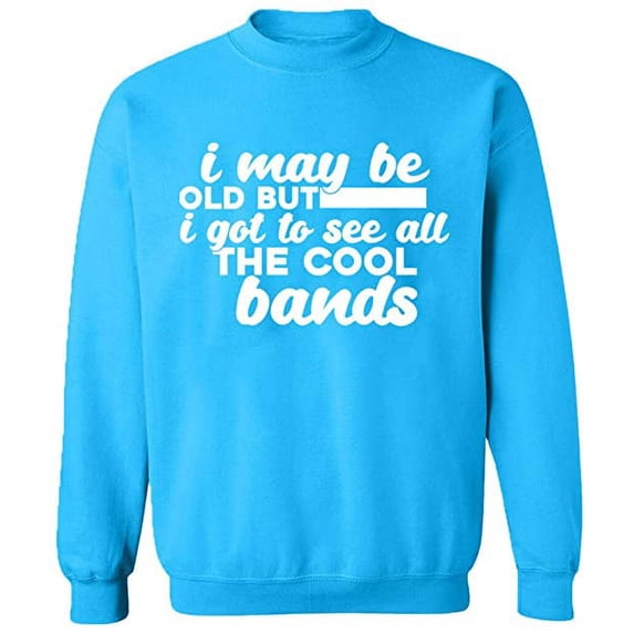 Unisex Crewneck Sweatshirt, The Cool Bands, Custom Sweater, Slim Fit, Long Sleeve Sweater - Sapphire X-Large