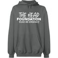 thumbnail image 1 of Unisex Crewneck Sweatshirt, The Head Foundation, Slim Fit, Long Sleeve Sweater - Graphite Heather Small, 1 of 2