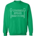 thumbnail image 1 of Unisex Crewneck Sweatshirt, Wooden Spoon Survivor, Custom Sweater, Slim Fit, Long Sleeve Sweater - Irish Green 2X-Large, 1 of 2