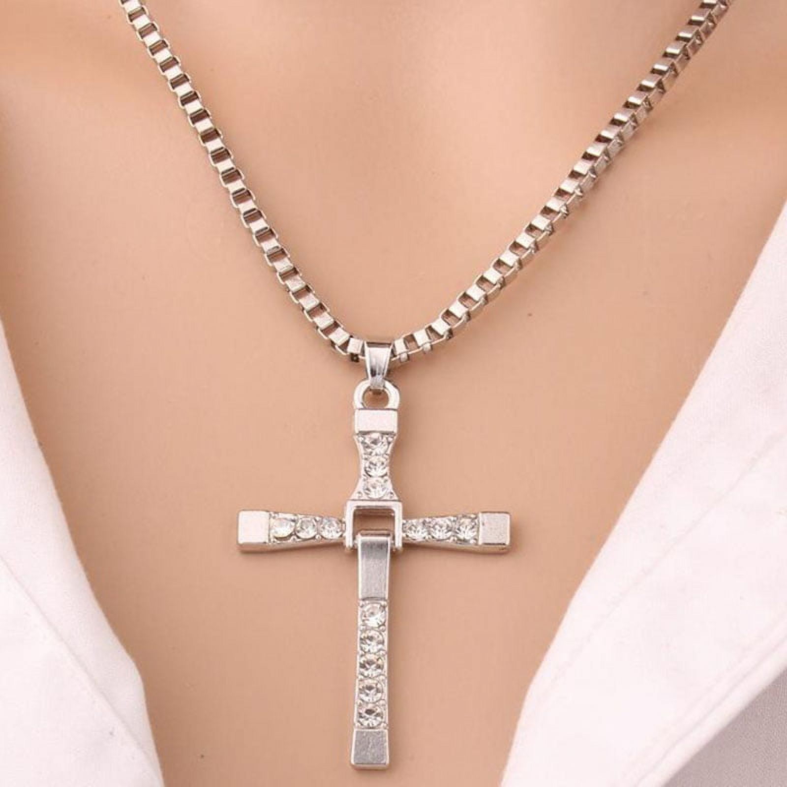 Unisex sale cross necklace