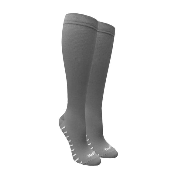 Unisex Cushioned Support Socks for All-Day Comfort, Reinforced Heel & Toe, Solid Grey, Small-Medium