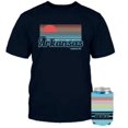 thumbnail image 1 of Unisex Custom State Graphic Tee Can Cooler Combo Set, Shirt and Drink Sleeve 2-Pack from Home Free, Sizes S-2XL, 1 of 1