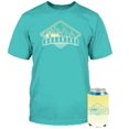 thumbnail image 1 of Unisex Custom State Graphic Tee Can Cooler Combo Set, Shirt and Drink Sleeve 2-Pack from Home Free, Sizes S-2XL, 1 of 1
