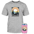 thumbnail image 1 of Unisex Custom State Graphic Tee Can Cooler Combo Set, Shirt and Drink Sleeve 2-Pack from Home Free, Sizes S-2XL, 1 of 1