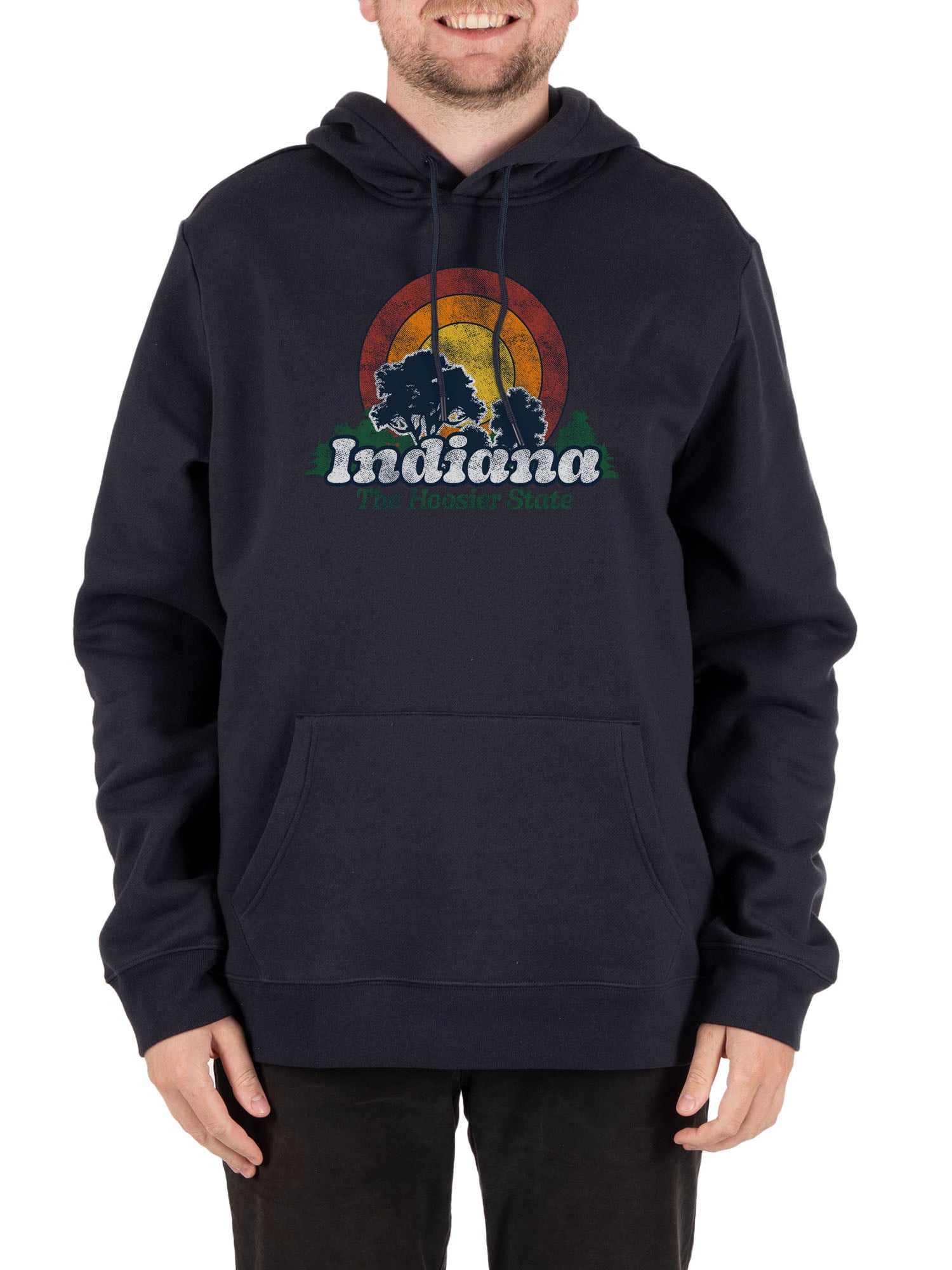 Unisex Custom State Indiana Hoodie Pullover Sweatshirt from Home Free, Sizes S-2XL