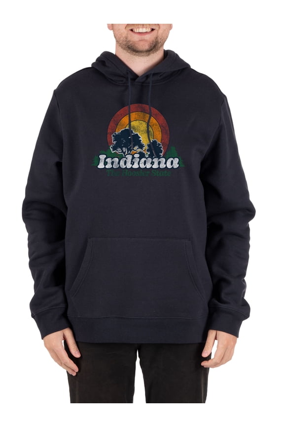Unisex Custom State Indiana Hoodie Pullover Sweatshirt from Home Free, Sizes S-2XL