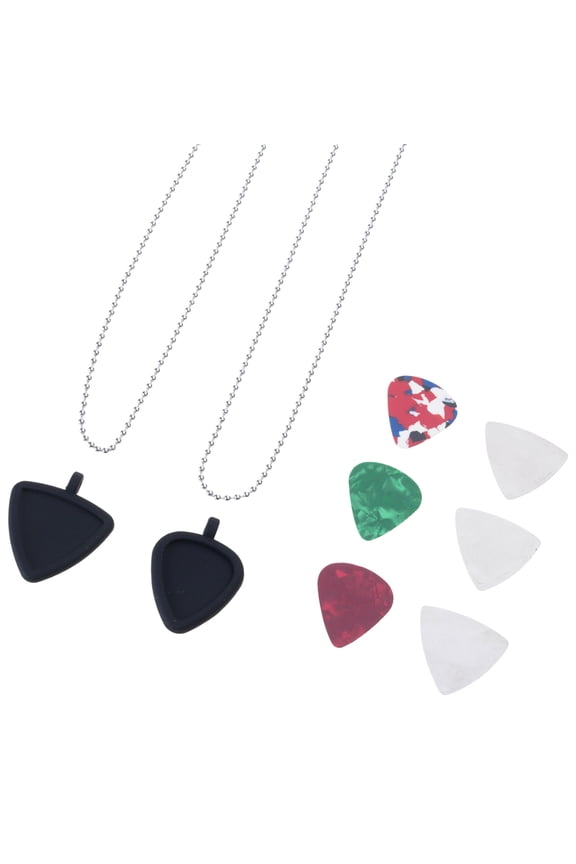 Unisex Customizable Guitarists Necklace Music Lover Guitar Pick Necklace for Concerts and Personality Gift