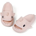 thumbnail image 1 of Unisex Cute Shark Slides Slippers for Family Sandals Casual Beach Slipper Shoes for Men Women child, Lightweight Anti-Slip Summer Indoor & Outdoor, 1 of 7