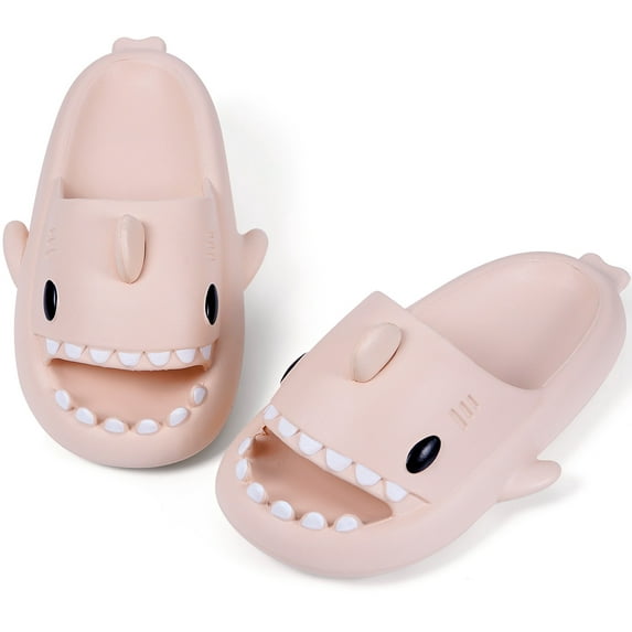 Unisex Cute Shark Slides Slippers for Family Sandals Casual Beach Slipper Shoes for Men Women child, Lightweight Anti-Slip Summer Indoor & Outdoor