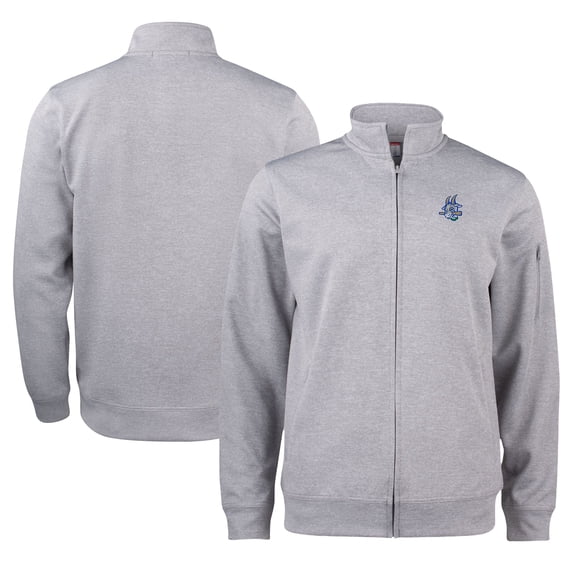 Unisex Cutter & Buck Gray Hartford Yard Goats Clique Lift Eco Performance Full-Zip Jacket