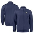 thumbnail image 1 of Unisex Cutter & Buck Navy Frisco RoughRiders Clique Lift Eco Performance Full-Zip Jacket, 1 of 3