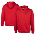thumbnail image 1 of Unisex Cutter & Buck Red Round Rock Express Clique Lift Eco Performance Full-Zip Hoodie, 1 of 3