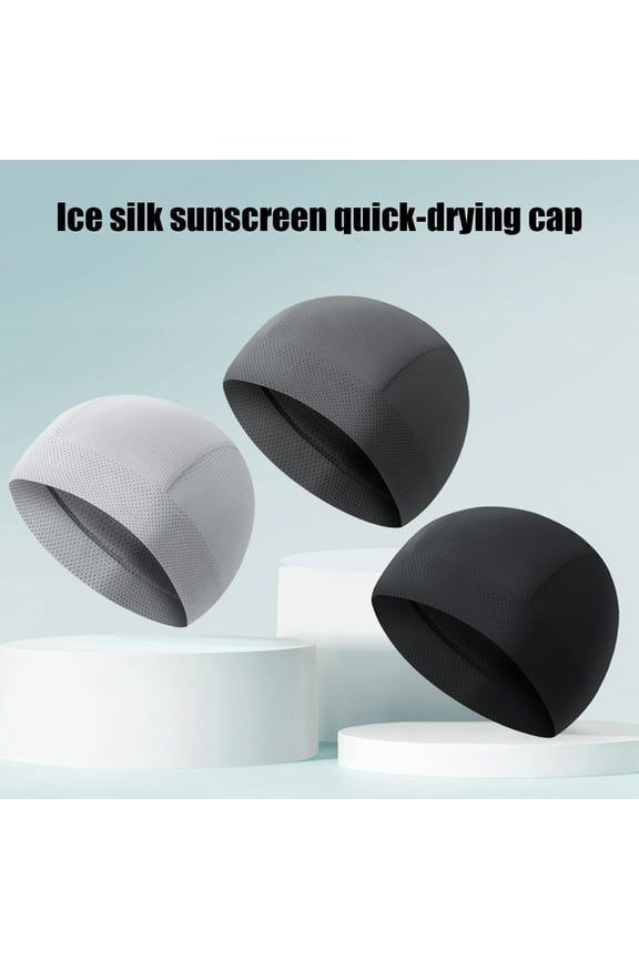 Unisex Cycling Cap Quick Dry Holloe Mesh Anti-UV Sports Hat Cooling Skull Cap High Elasticity Helmet Liner Sweat Cap for Outdoor Bike MTB Running