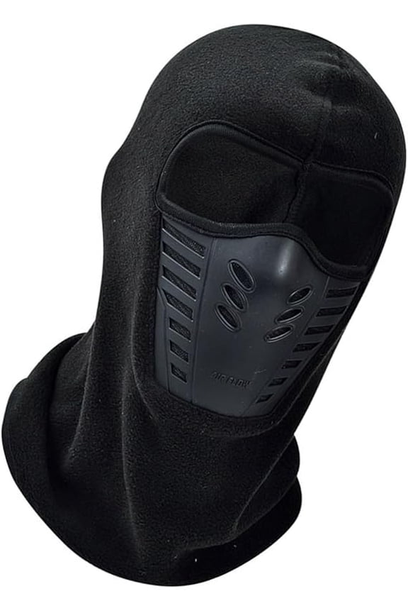 Unisex Cycling Pullover Hat Face Warm Hat for Men Women Black Ski Mask